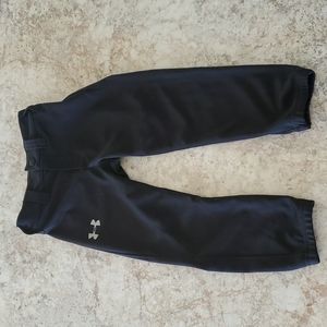 Baseball/teaball/softball black under armor youth pants